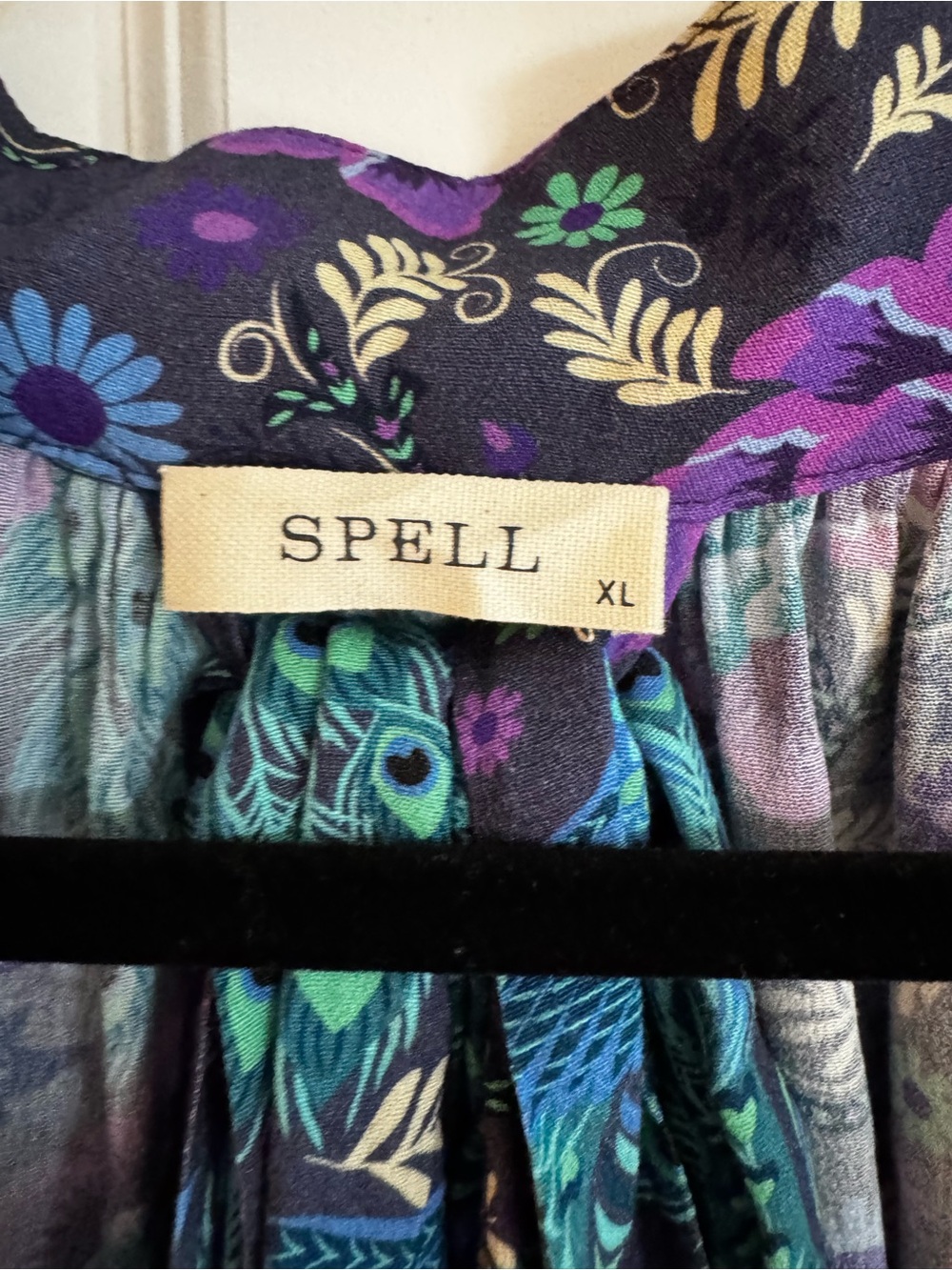 Spell Bohemian Purple Button Through Maxi - Picture 6 of 8